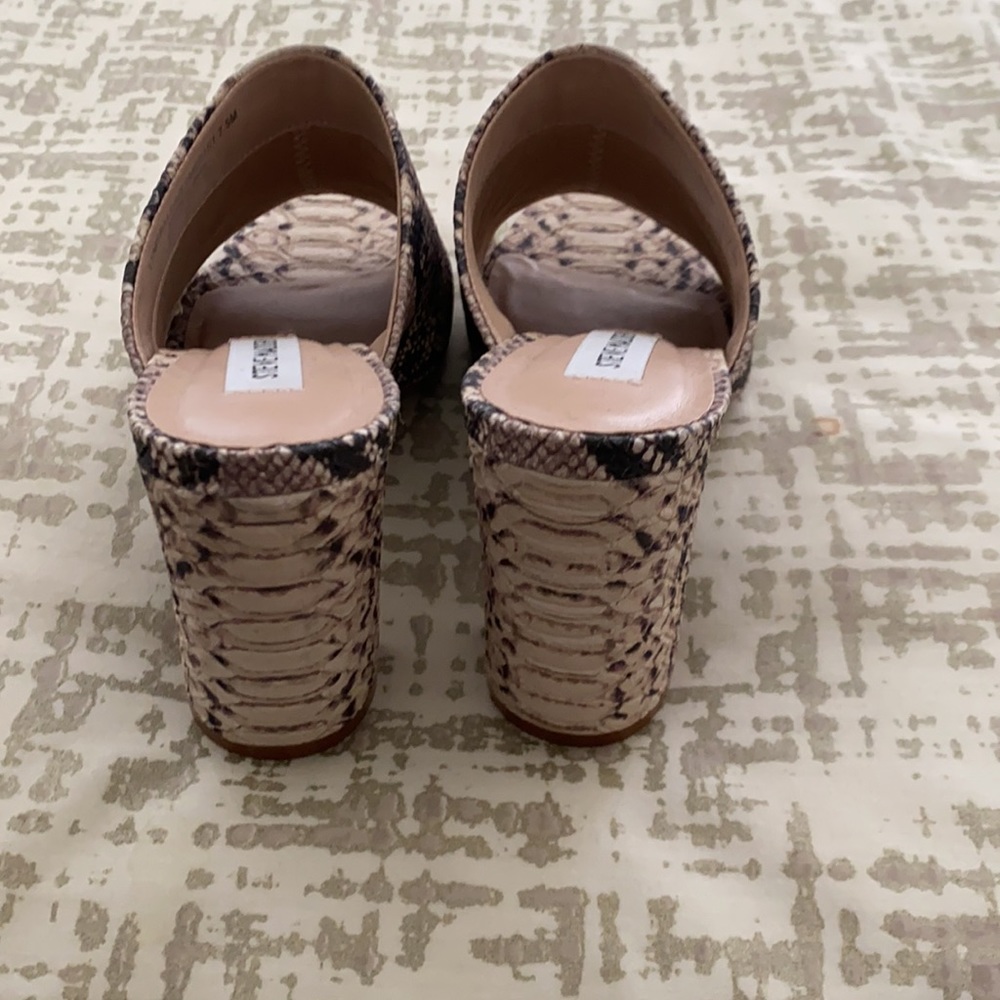 Steve Madden snake print block heel - Picture 4 of 4
